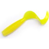 Ardeppo 6 cm Gerçek Görünümlü Silikon Bloodworm Yapay Suni Balık Yemi - 6 Adet - Sarı