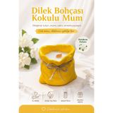 ardesta El Yapımı Soya Mum – Gardenia Kokulu Ahşap Fitilli Dekoratif Taş Tozu Dilek Bohçası Mumluk