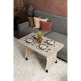 ardilla furniture Orta Sehpa Tekerlekli Yemek Masası Sonomo
