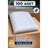 Ardin Renkli Kalın Frozen Pipet 8mm 24CM - Beyaz