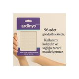 Ardinyo 96 Adet Zararsız Tırnak Yapıştırıcı Sticker Çift Taraflı Tak Çıkar Tırnak Yapıştırma Bandı