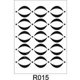 Ardışık Desen Stencil Şablon (21x30) R-015