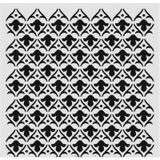 Ardışık Desen Stencil Şablon (25x25) R-061