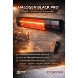 Ardonat 2000W 5 KADEMELİ KUMANDALI HALOGEN ISITICI-İÇ VE DIŞ MEKAN KULLANIMI