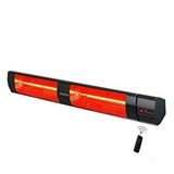 Ardonat Halogen Black Twin Pro 2000+2000=4000 Watt Kumandalı Dış Mekan Isıtıcı Cafe Balkon Teras