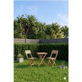 ARDORA Duo Mutfak Balkon Bahçe Katlanır Masa Sandalye Bistro Set