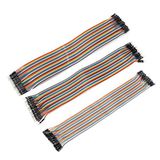 Arduino 120 Adet 30 cm Jumper Kablo Set 3 Adet 40 pin Seti Kablo