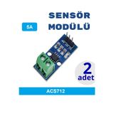 Arduino 2-adet ACS712 5A Akım Sensörü Modülü – Uyumlu