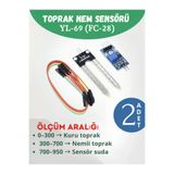 Arduino 2-adet Toprak Nem Sensörü YL-69 (FC-28)