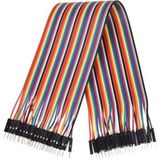 Arduino 20 cm 40'lı Jumper Kablo Erkek-Erkek Renkli Bağlantı Kabloları Eğlenceli Tasarım