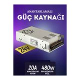 Arduino 24V 20A Anahtarlamalı Güç Kaynağı (Switching Power Supply)