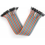 Arduino 40’lı Dişi-Dişi Jumper Kablo Esnek Yapı ile Renkli Tasarım 1 Adet Elektronik Projeler İçin