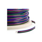 Arduino 5 Metre Rgb Kablo 4 Lü Şerit Led Kablosu 4X0.22 Kalaylı %100 Bakır