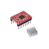 Arduino A4988 1a Kırmızı Step Motor Sürücü ( Soğutucu Dahil )