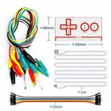 Arduino Atmega32u4 Geliştirme Kiti Buton Klavye Yön Algılayıcı Mini Usb Krokodil Dupont Kablo Atmel Arduino Çocuk Müzik Stem Eğitim Dokunmatik Touch