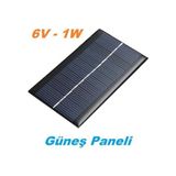 Arduino Güneş Paneli 6V 1W Kompakt ve Hafif Tasarım ile Yüksek Verimlilik Sunar
