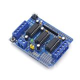 Arduino L293D Motor Sürücü Shield Alt Kart DC 36V 0.6A 4x DC Motor 2x Step Motor 2x Servo Motor Uno Mega Yüksek Akım Voltaj