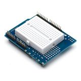 Arduino Mini Breadboardlu Arduino Uno R3 Proto Shield - Parlak Mavi - 1 Adet