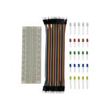 Arduino Projeleri Elektronik Başlangıç Seti, Elektronik Malzemeler Breadboard, Jumper Ve Led Seti