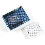 Arduino Proto Shield V5 Syb170 Mini Breadboard Uno R3 Alt Kart Prototip Genişleme Kartı 2 Led Lemleme Alanı Reset Butonu Elektronik Devre Deney DIY Kit