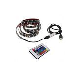 ARDUINO RDL75 RGB LED Şerit 1 Metre, Kumandalı, Silikonlu, Siyah