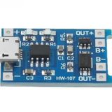 Arduino TP4056 1A Lityum Batarya Şarj Modülü Micro Usb AKIM KORUMALI
