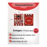 Arduino TTP223 Kapasitif Dokunmatik Sensör (5 adet)