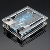 Arduino UNO R3 Plastik Koruma Kutusu Vidalı Pleksi Kutu