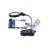 Arduino Zd 126-2 Işıklı Büyüteçli Havya Sehpası ve Ana Kart -Board Tutucu