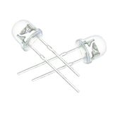 Arduinoelektronik-Led 4.8Mm Mantar Beyaz Şeffaf (100 Adet)