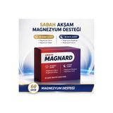 Ardvita MAGNARD Magnezyum Malat Sitrat Bisglisinat Taurat 60 Şase | Sabah & Akşam Formül