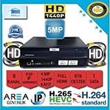 AREA GÜVENLİK SİSTEMLERİ 8 Kanal 8 MP 1440P Xmeye NVR IP Kamera Kayıt Cihazı AR-4508 (Metal)