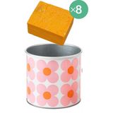 Area Online Siirt Bıttım Sabunu 8 x 120 gr Dekoratif Teneke Kutulu