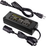 Arecwy AC - DC dönüştürücü, 100 V ~ 240 V - 12 V 10 A 120 W, araç çakmağı soketi AC/DC güç kaynağı adaptörü, trafo, lastik şişirme, araba buzdolabı, araba elektrikli süpürge ve diğer araç cihazları için