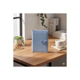 arel sanat İNSTAX FOTOĞRAF ALBÜMÜ DELUXE - FUJİFİLM İNSTAX UYUMLU 6X9Cm TOPLAM 192 FOTOĞRAF KAPASİTELİ MAVİ