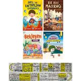 Arel ve Enteresan Kumbarası - Bir Aile Macerası - Bekleyen Ailesi - Marslı Albert 4 Kitap - Ayraç