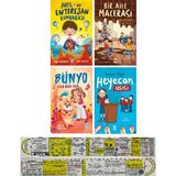 Arel ve Enteresan Kumbarası - Bir Aile Macerası – Bünyo - Heyecan Aşısı 4 Kitap – Matematik Öğreten Ayraç