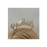 ARELAS Bride To Be Gold Taşlı Metal Taç