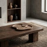 Arelia Dekoratif Kahverengi Tabak | Minimal Modern Tasarım | Salon & Masa Üstü Aksesuar