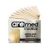 Aremed 2x100 Adet Abeslang Ahşap Dil Çubuğu Ağda Spatulası