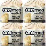 Aremed Abeslang Tahta Dil Basacağı Ahşap Spatula Çubuğu 100'lü 4 Kutu