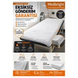 AREMED Lastikli Tek Kullanımlık Sedye Örtüsü, 80x240 cm, 50 Adet