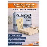 AREMED Tahta Abeslang / Boğaz Çubuğu – 200 Adet Spatula