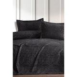 Aren 3 Parça Çift Kişilik Pike Takımı 240X260 Antrasit