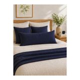 AREN HOME BABY %100 Pamuklu Uzun Yastık Kılıfı 50x100 cm. Lacivert