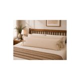 AREN HOME BABY Bağcıklı Uzun Yastık Kılıfı 50x100 cm. 2 Adet, Bej Rengi