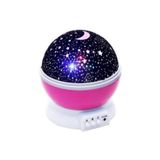 AREN STORE Star Master Dönen Renkli Ay Yıldızlı Gökyüzü Projeksiyon Gece Lambası Pembe Pembestar