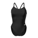Arena 004766550 Team Swimsuit Challenge Solid Kadın Siyah Yüzücü Mayosu