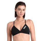 Arena 004768550 Team Swim Top Tie Back Solid Siyah Kadın Yüzücü Bikini Üstü