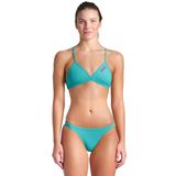 Arena 004768890 Team Swim Top Tie Back Solid Beyaz Kadın Yüzücü Bikini Üstü